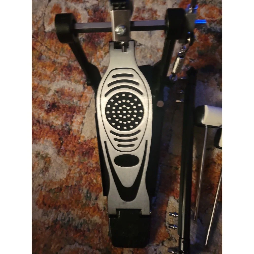 Double Bass Drum Pedal, Heavy-Duty Double Chain Drive Kick Pedal with Adjustable